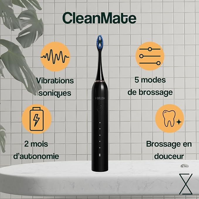 information image for the Y-Brush CleanMate toothbrush