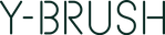 Y-Brush logo in green against transparent background